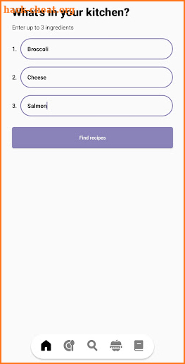 Recipe Generator App screenshot