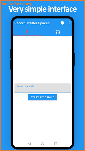 Record Twitter Spaces - Original, High Quality screenshot