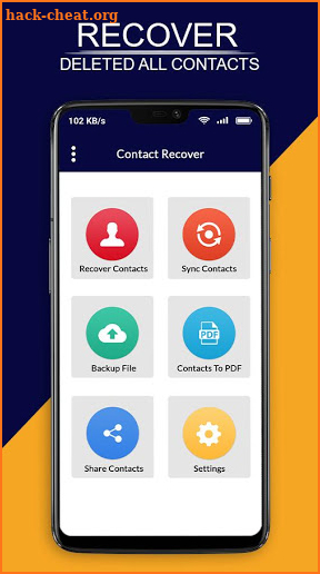 Recover Deleted All Contacts - Contact Recovery screenshot