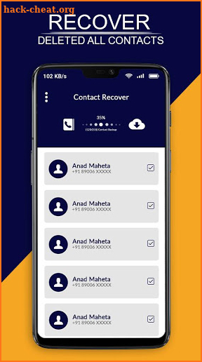 Recover Deleted All Contacts - Contact Recovery screenshot