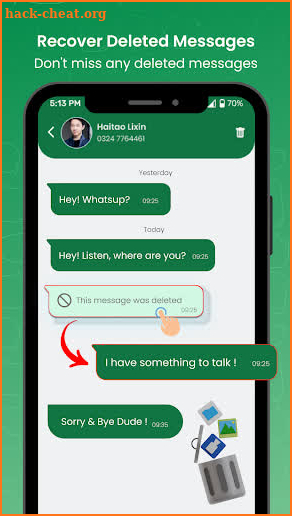 Recover Deleted Chat - Unseen screenshot