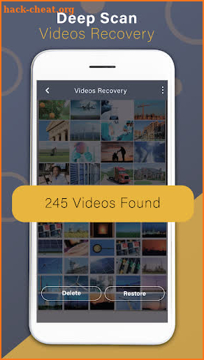 Recover deleted videos: video Recovery 2021 screenshot