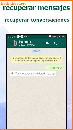 recuperar mensajes y conversaciones borradas screenshot