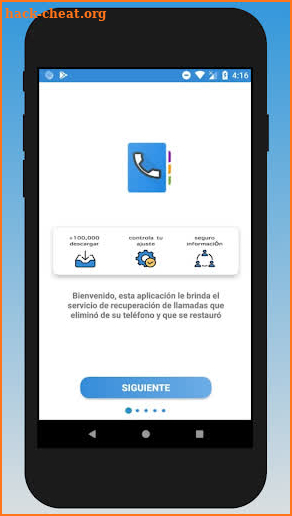 recuperar registro  llamadas borradas : contacto screenshot