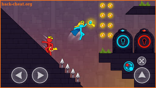 Red And Blue Stickman screenshot