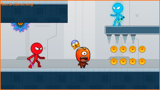 Red & Blue: Stickman Adventure screenshot