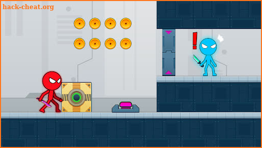 Red & Blue: Stickman Adventure screenshot