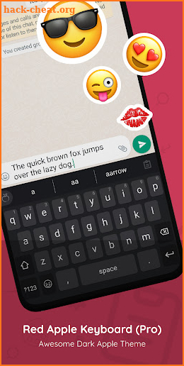 Red Apple Keyboard (Pro) screenshot