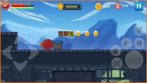 Red Bounce Ball 8 Adventure screenshot