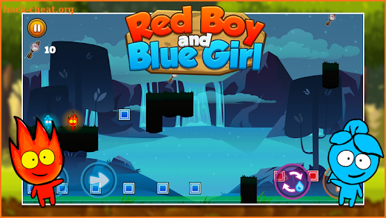 Red boy and Blue girl - Forest Temple Maze 2 screenshot