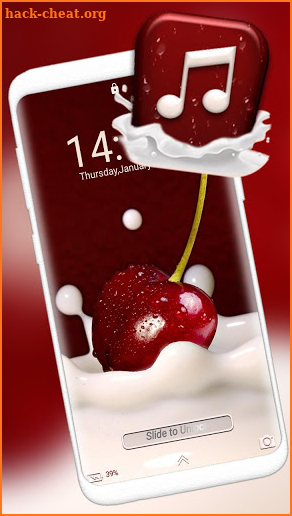 Red Cherry Launcher Theme screenshot