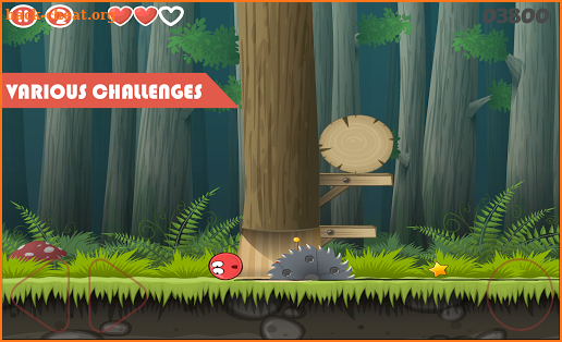 Red Jump Ball 4 Vol 2: Red ball Adventure screenshot