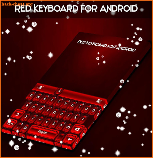 Red Keyboard For Android screenshot