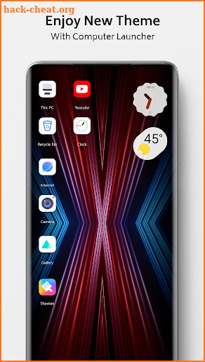 Red Magic Theme For Launcher screenshot
