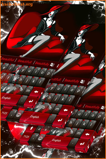 Red Passion Keyboard screenshot