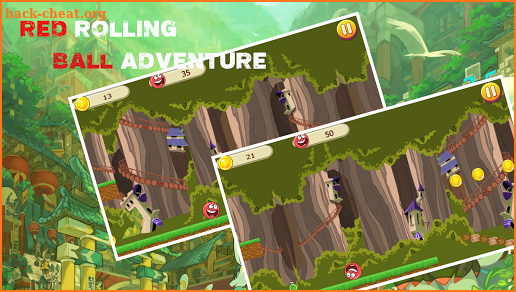 Red Rolling Ball Adventure screenshot