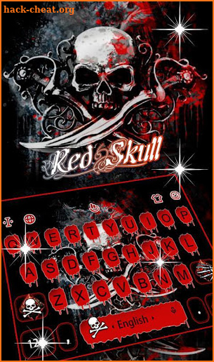 Red Skull Keyboard Theme screenshot