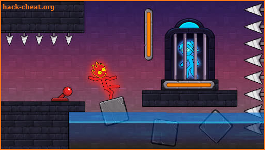 Red Stick and Blue Stick - Puzzle Maze Adventure screenshot