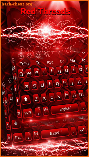 Red Threads Keyboard screenshot