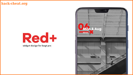 Red+ : Widget for kwgt screenshot