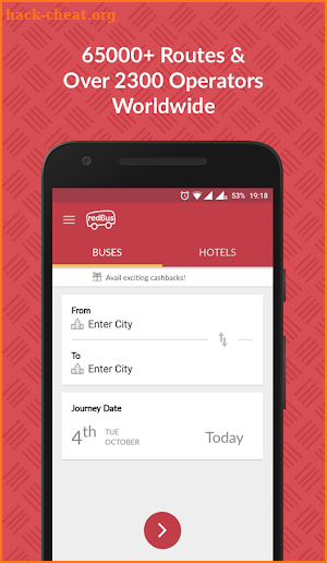 redBus - Online Bus Ticket Booking, Hotel Booking screenshot