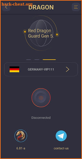 RedDragon VPN screenshot