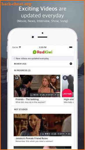 RedKiwi: Speak English with Videos screenshot