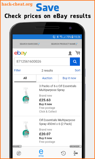 RedLaser Barcode Scanner for eBay screenshot