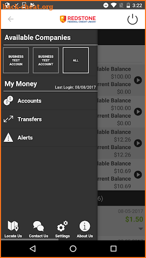 Redstone FCU Business Banking screenshot