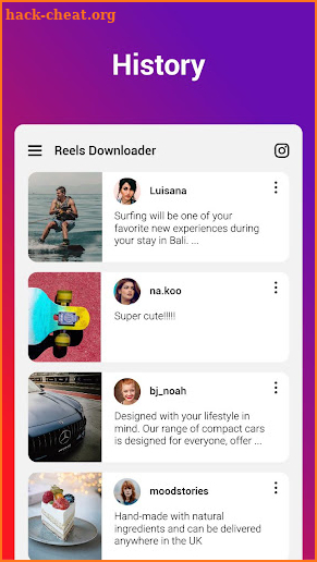 Reels Video Downloader for Instagram screenshot