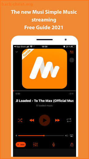 Reference for Musi Simple Music Streaming App 2021 screenshot