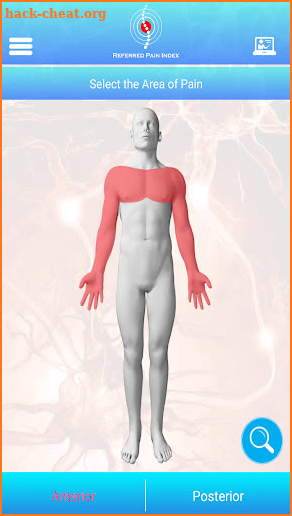 Referred Pain Index screenshot