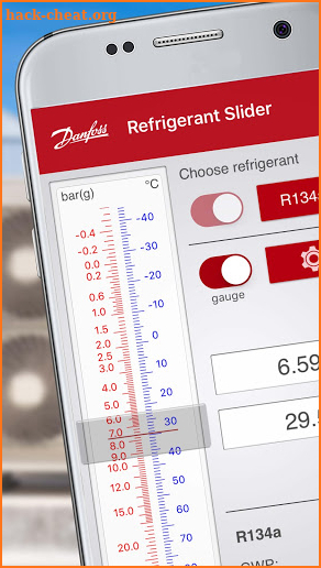 Refrigerant Slider screenshot