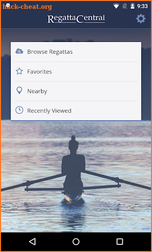 RegattaCentral screenshot