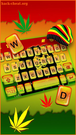 Reggae Style Keyboard Theme screenshot