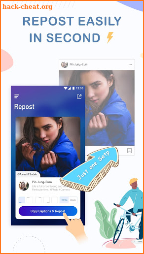 Regrammer - Fast save & repost for Instagram screenshot