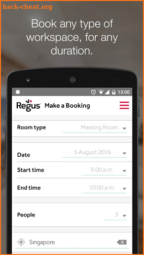 Regus offices & meeting rooms screenshot