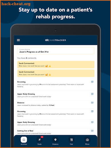 RehabTracker - Understand rehab progress screenshot