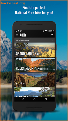 REI National Park Guide & Maps screenshot