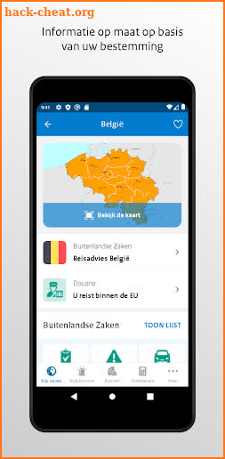 Reisapp screenshot