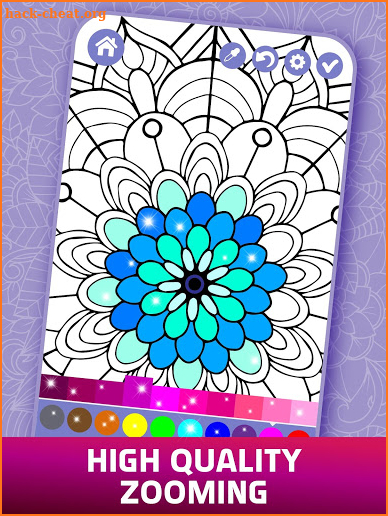 Relaxing Adult Coloring Book screenshot