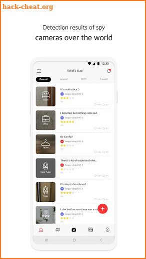 Relief's Map – Hidden(spy) Camera Detector screenshot