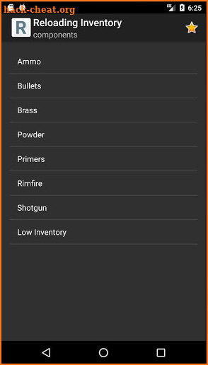 Reloading Inventory screenshot