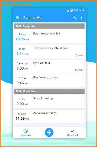 Remind Me - Task Reminder App, Alarm, 2 MB, 2019 screenshot