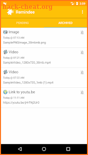 Remindee - Create reminders from any app! screenshot