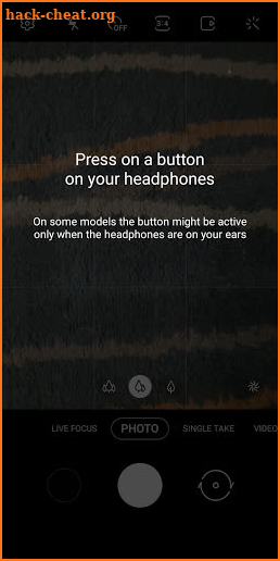 Remote camera control via Bluetooth headset screenshot