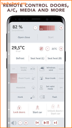 Remote Car App for Tesla screenshot