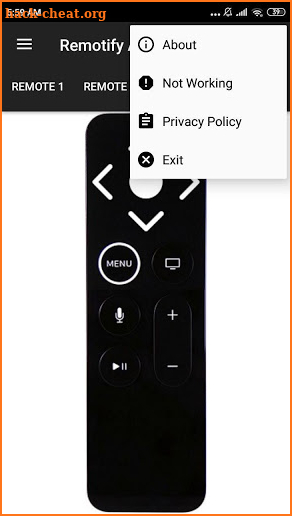 Remote Control For Apple TV screenshot