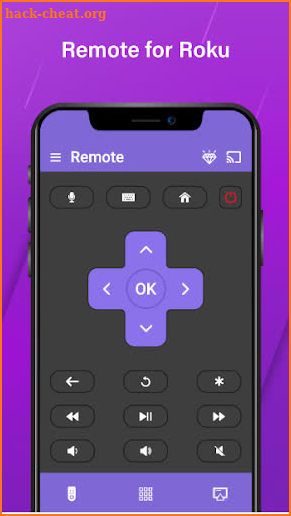 Remote Control for ROKUs, Cast and Screen mirror screenshot