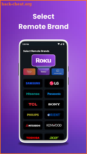 Remote Control for TV - ROKU screenshot